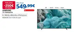 Costco SAMSUNG TV TQ65Q7FA offre