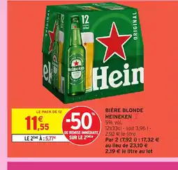 Intermarché HEINEKEN Bière blonde offre