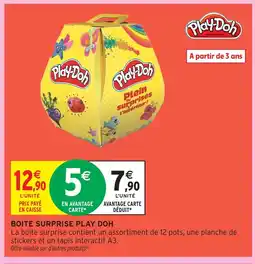 Intermarché PLAY DOH Boite surprise offre