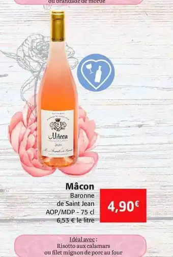 Colruyt Mâcon Baronne De Saint Jean offre