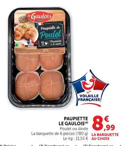 Maximarché Paupiette le gaulois offre