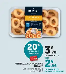 Maximarché Anneaux a la romaine royal offre