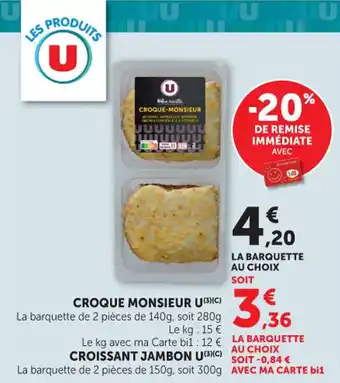 Croque monsieur u