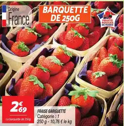Netto Fraise gariguette offre