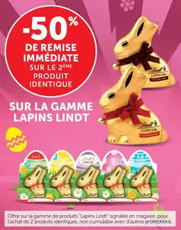 Maximarché Sur la gamme lapins lindt offre