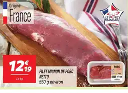 Netto NETTO Filet mignon de porc offre