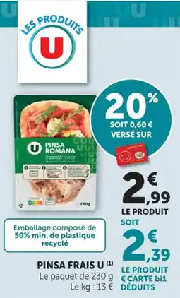 Maximarché Pinsa frais u offre