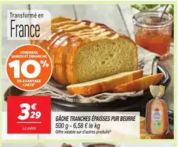 Netto Gâche tranches épaisses pur beurre offre