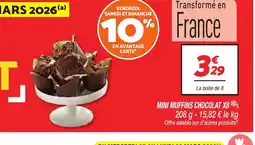 Netto Mini muffins chocolat x8 offre