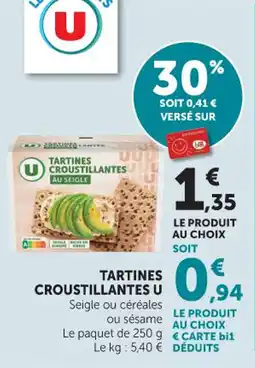 Maximarché Tartines croustillantes u offre