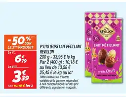 Netto REVILLON P'tits ceufs lait petillant offre