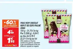 Netto CÉMOI Poule vichy chocolat noir et ses ceufs praliné offre
