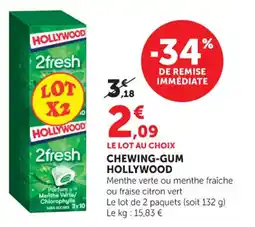Maximarché Chewing-gum hollywood offre