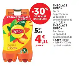 Maximarché The glace lipton offre