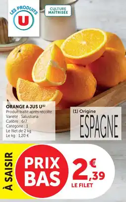 Maximarché Orange a jus u offre