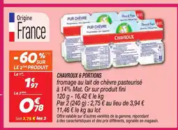 Netto CHAVROUX 6 Portions offre
