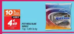 Netto Petit merlu blanc surgelé offre