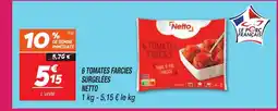 Netto NETTO 6 tomates farcies surgelées offre