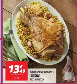 Netto Gigot d'agneau entier surgelé offre