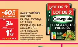Netto CASSEGRAIN Flageolets préparés offre