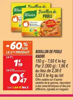 Netto KNORR Bouillon de poule offre