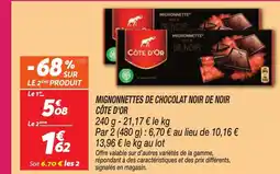 Netto CÔTE D'OR Mignonnettes de chocolat noir de noir offre