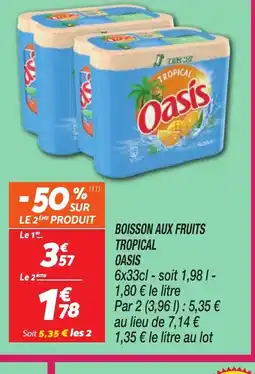 Netto OASIS Boisson aux fruits tropical offre