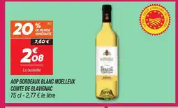 Netto COMTE DE BLAVIGNAC Aop bordeaux blanc moelleux offre