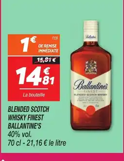 Netto BALLANTINE'S Blended scotch whisky finest offre