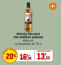 Coccinelle Supermarché Whisky blended the famous grouse offre