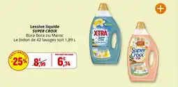 Coccinelle Supermarché Lessive liquide super croix offre