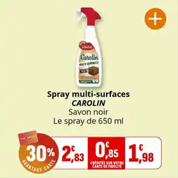 Coccinelle Supermarché Spray multi-surfaces carolin offre