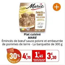 Coccinelle Supermarché Plat cuisiné marie offre