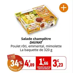 Coccinelle Supermarché Salade champêtre daunat offre