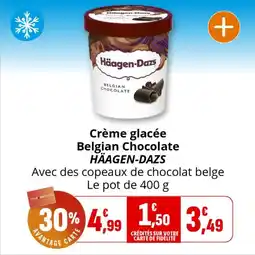 Coccinelle Supermarché Crème glacée belgian chocolate häagen-dazs offre