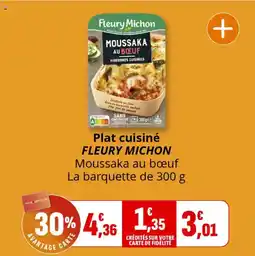 Coccinelle Supermarché Plat cuisiné fleury michon offre