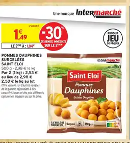 Intermarché Hyper SAINT ELOI Pommes dauphines surgelées offre