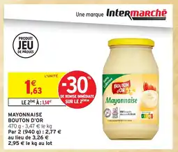 Intermarché Hyper BOUTON D'OR Mayonnaise offre
