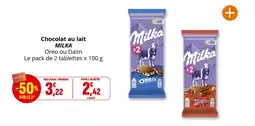Coccinelle Supermarché Chocolat au lait milka offre