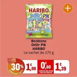Coccinelle Supermarché Bonbons délir pik haribo offre