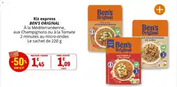Coccinelle Supermarché Riz express ben's original offre