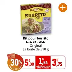 Coccinelle Supermarché Kit pour burrito old el paso offre