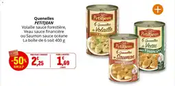 Coccinelle Supermarché Quenelles petitjean offre