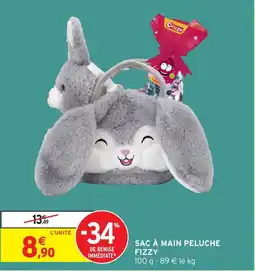 Intermarché Hyper FIZZY Sac à main peluche offre