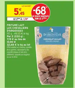 Intermarché Hyper Friture lait les chevaliers d'argouges offre