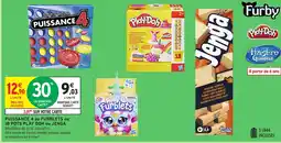 Intermarché Hyper Puissance 4 ou furblets ou 18 pots play doh ou jenga offre