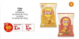 Coccinelle Supermarché Chips lay's offre