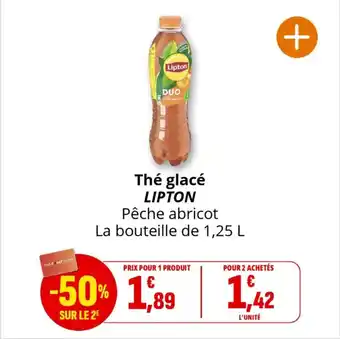 Coccinelle Supermarché Thé glacé lipton offre