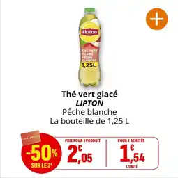 Coccinelle Supermarché Thé vert glacé lipton offre