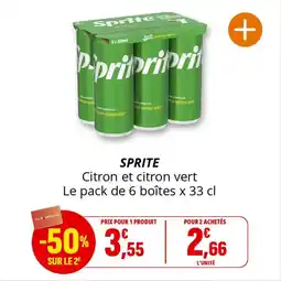 Coccinelle Supermarché Sprite offre